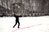 Липецкая область: журналисты сыграли в волейбол на снегу