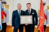 Александр Беглов вручил главному редактору «Петербургского дневника» Почётную грамоту Президента России