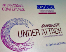 Международная конференция "Нападения на журналистов: угроза свободе СМИ»
