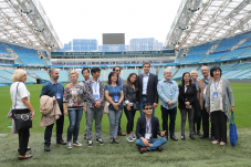 Участники форума «Вся Россия-2019» посетили стадион «Фишт»