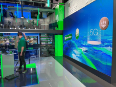 НТВ первым из российских каналов открыл 5G студию на ПМЭФ-2021, откуда проведёт прямую 5G трансляцию на всю страну