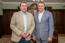 Председатель СЖР Владимир Соловьёв встретился с главой ЛНР Леонидом Пасечником